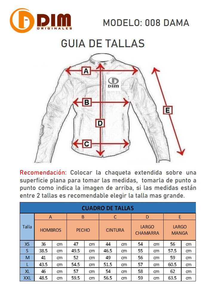 Chamarra de Piel Dama Modelo 008