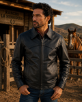 Chamarra de Piel Caballero Modelo 016