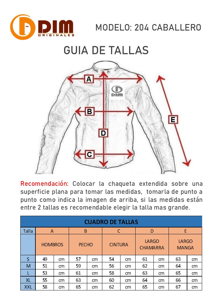 Chamarra de Piel Caballero Modelo 204