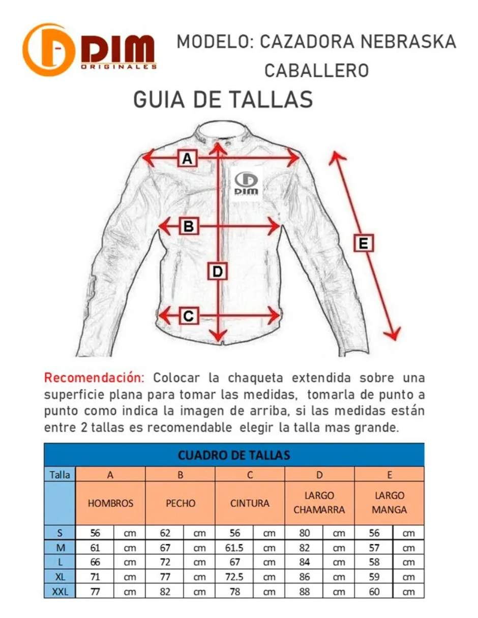 Chamarra de Piel Caballero Modelo Cazadora Nebraska