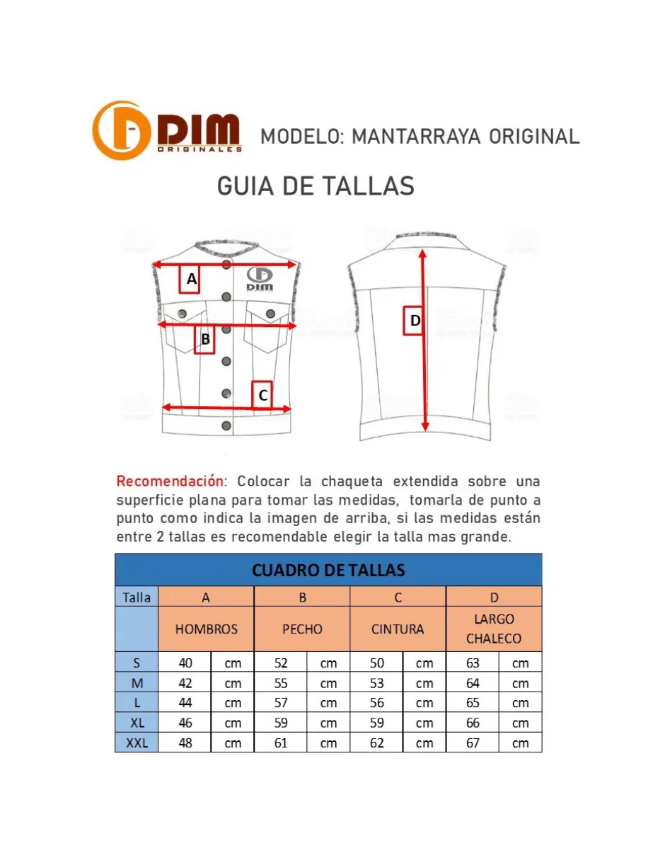 Chaleco de Piel Caballero Mantarraya Original 408
