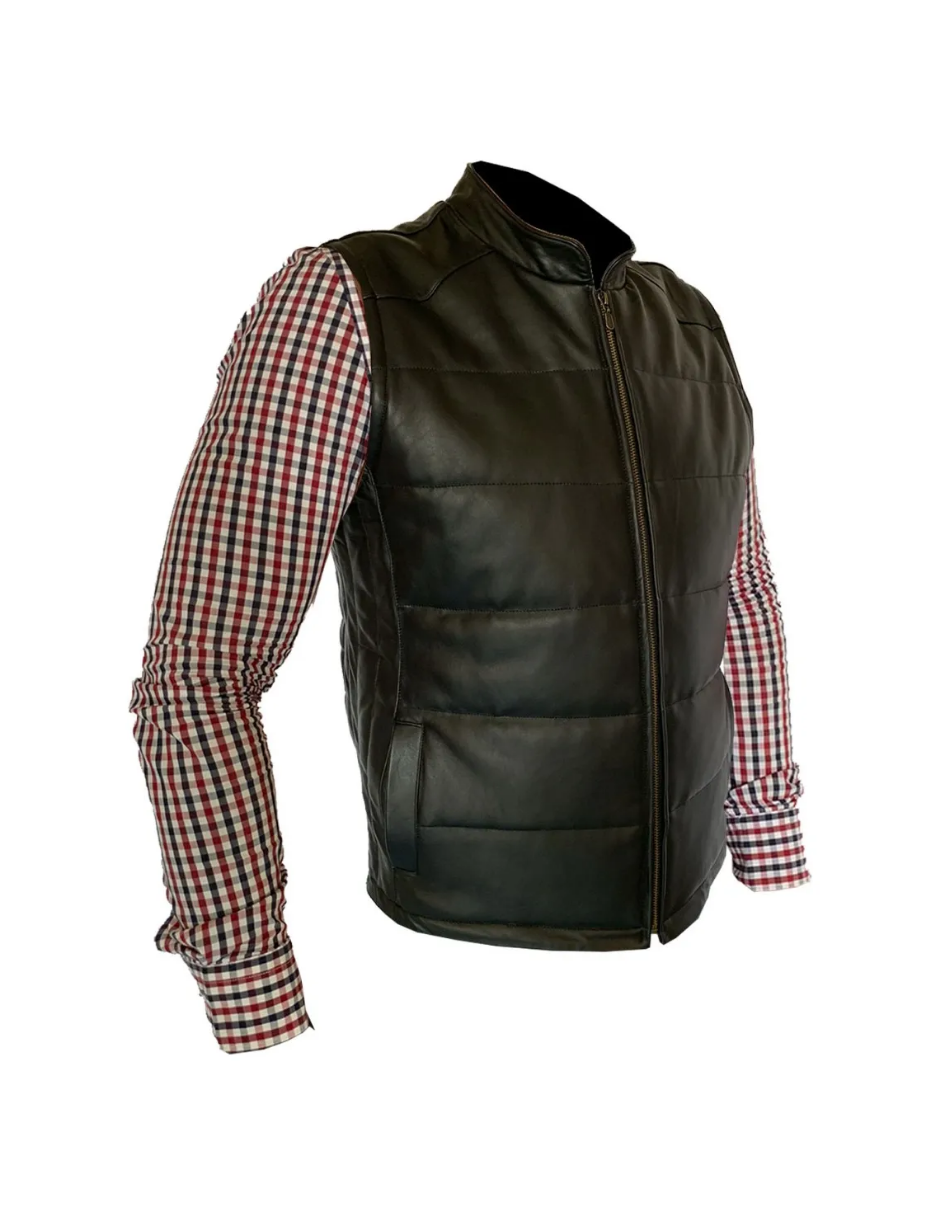 Chaleco de Piel Caballero Modelo 036