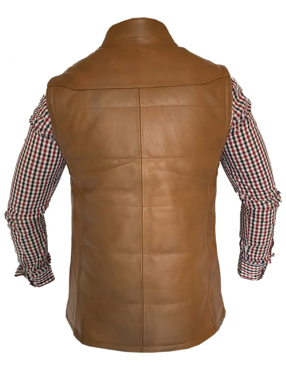 Chaleco de Piel Caballero Modelo 036