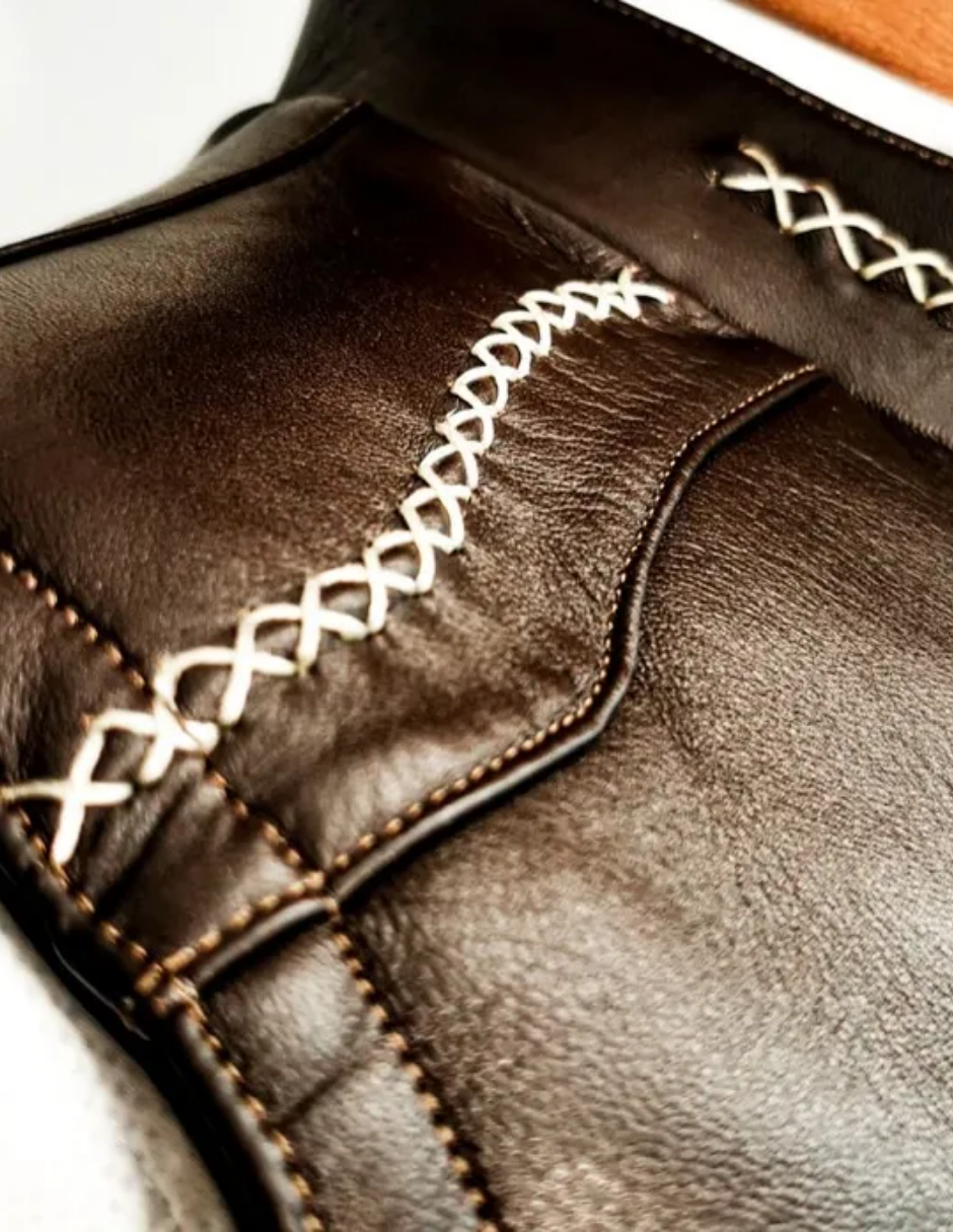 Chaleco de Piel Caballero Modelo 036