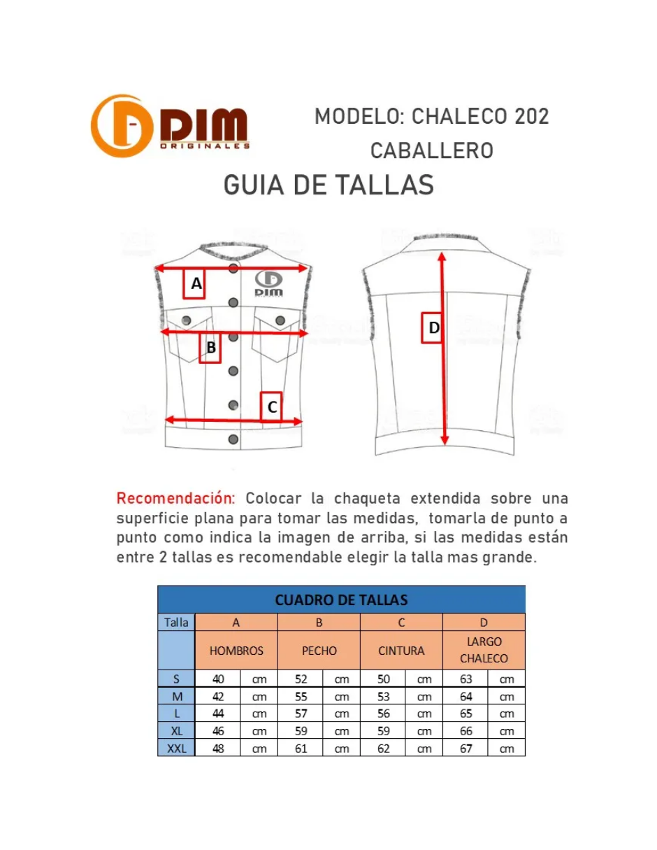 Chaleco de Piel Caballero Modelo 202