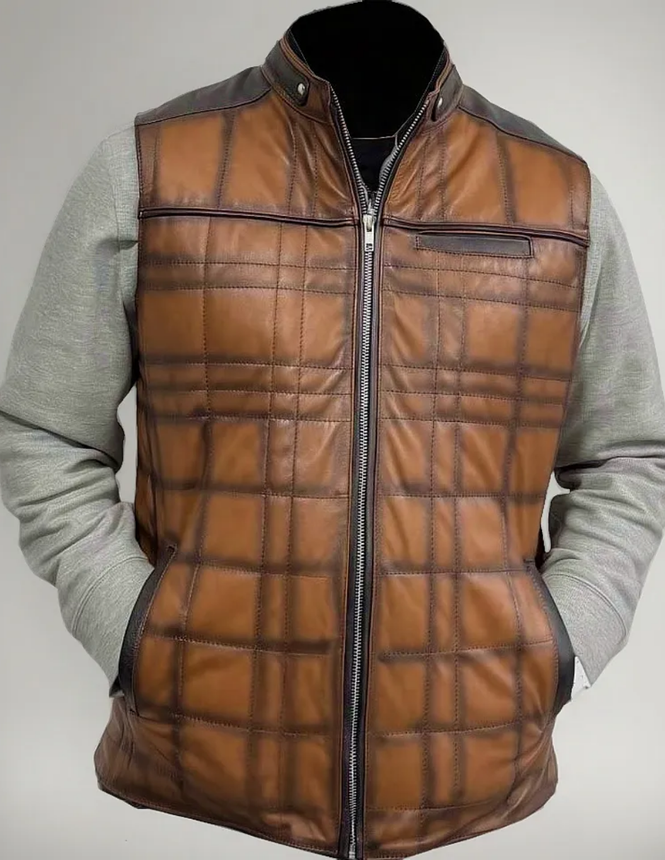 Chaleco de Piel Caballero Modelo 203