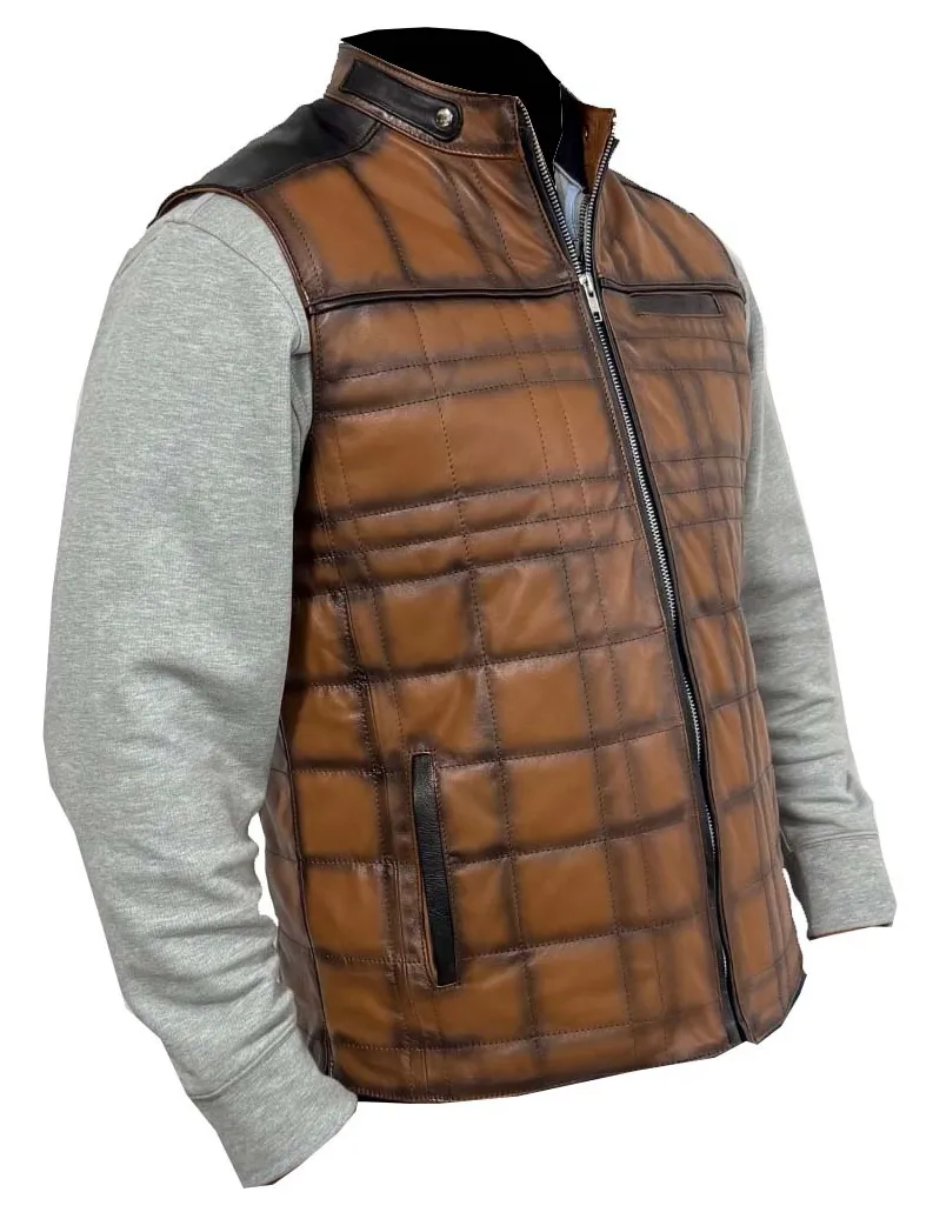 Chaleco de Piel Caballero Modelo 203