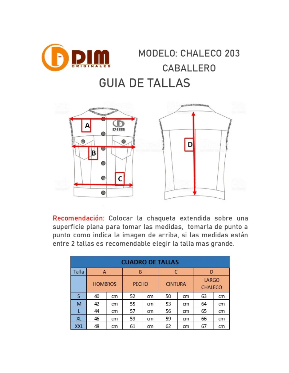 Chaleco de Piel Caballero Modelo 203