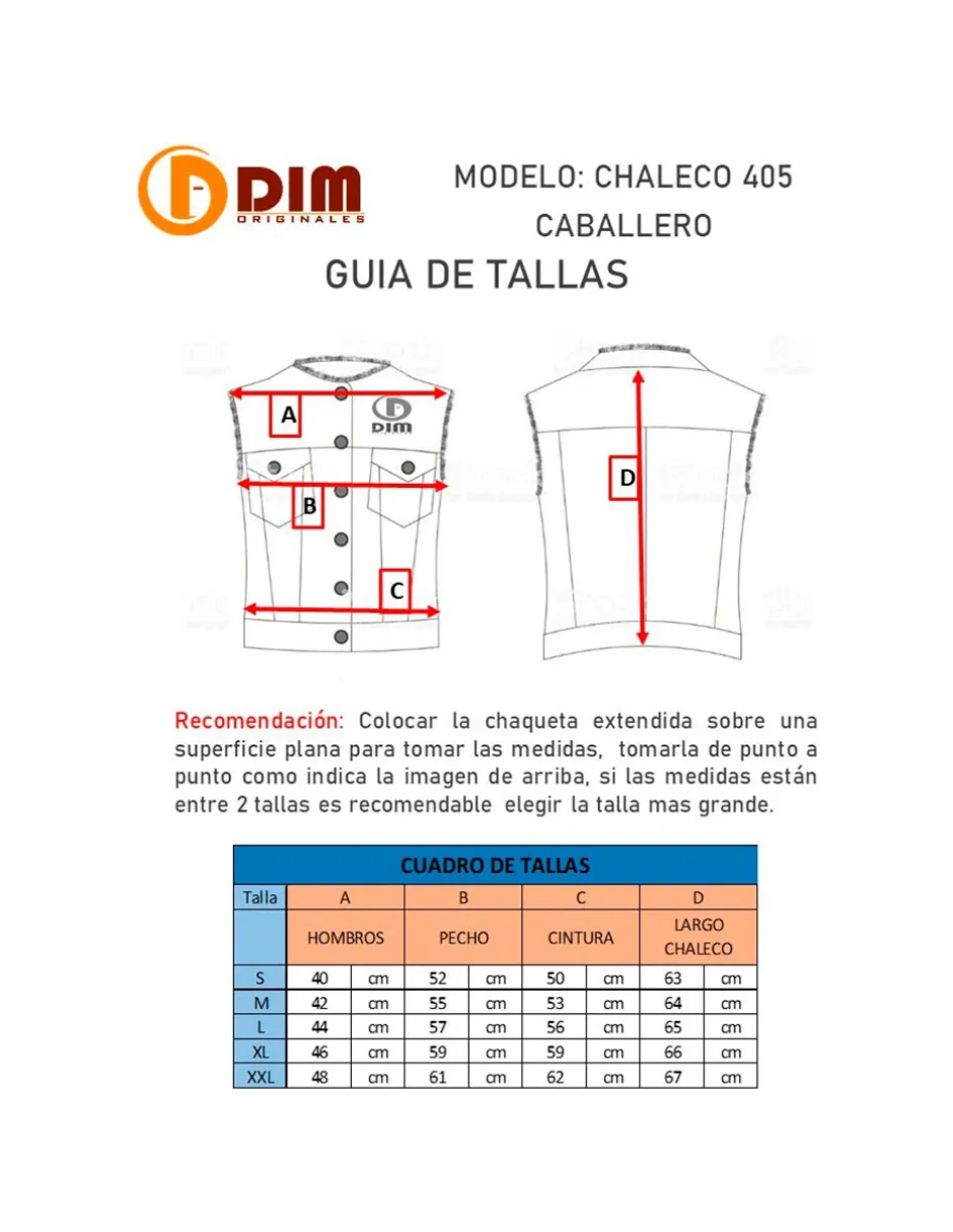Chaleco de Piel Caballero Modelo 405