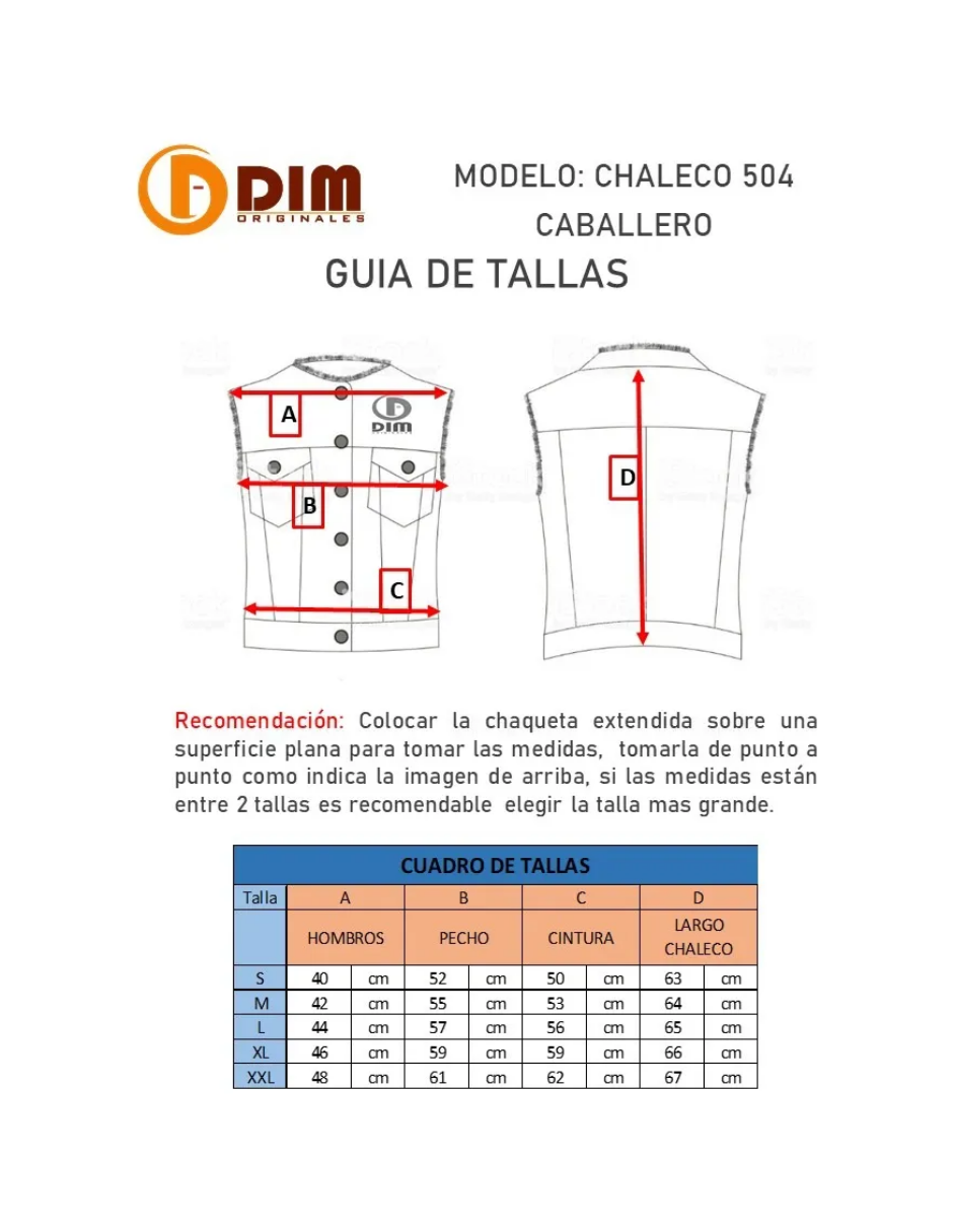 Chaleco de Piel Caballero Modelo 504 Petatillo