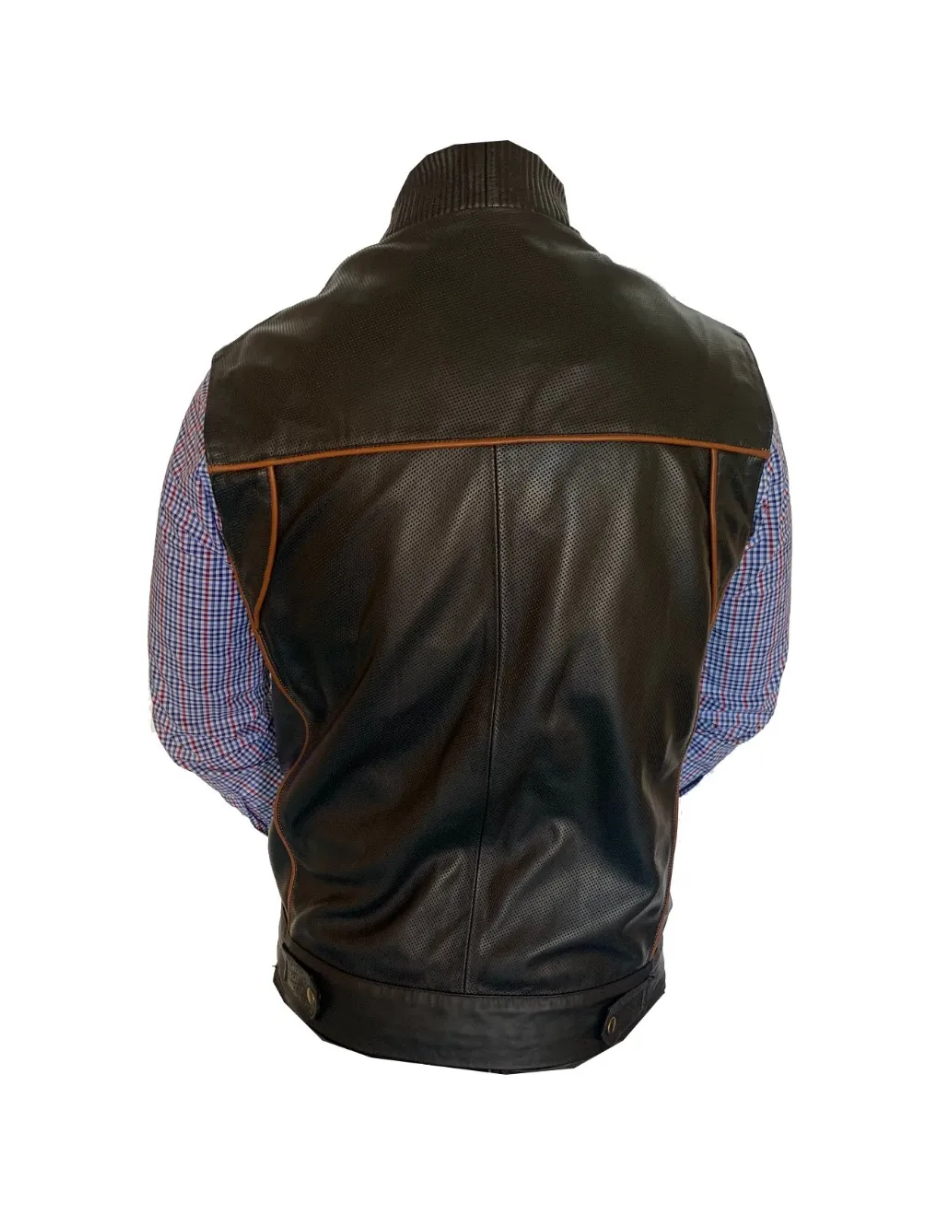 Chaleco de Piel Caballero Modelo 504 Petatillo
