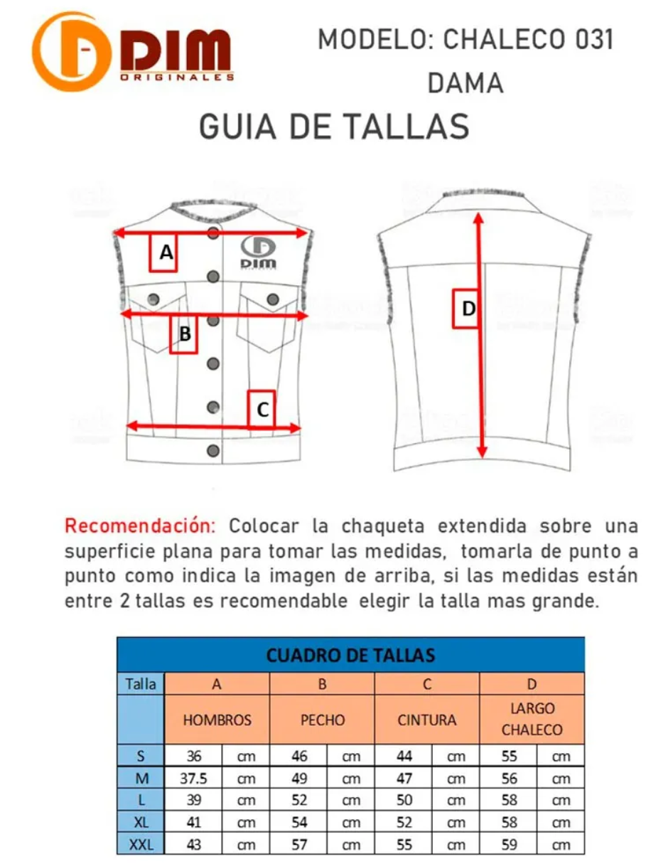 Chaleco de Piel Dama Modelo 031