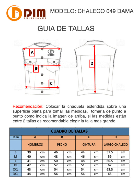 Chaleco De Piel Dama Modelo 049