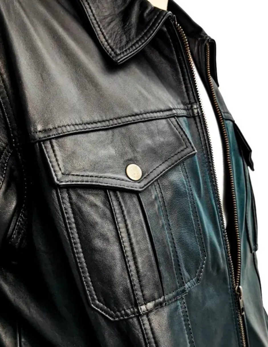 Chamarra de Piel Caballero Modelo 012