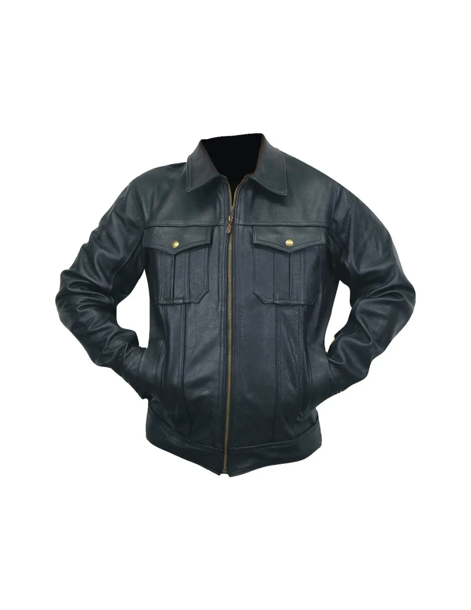 Chamarra de Piel Caballero Modelo 012