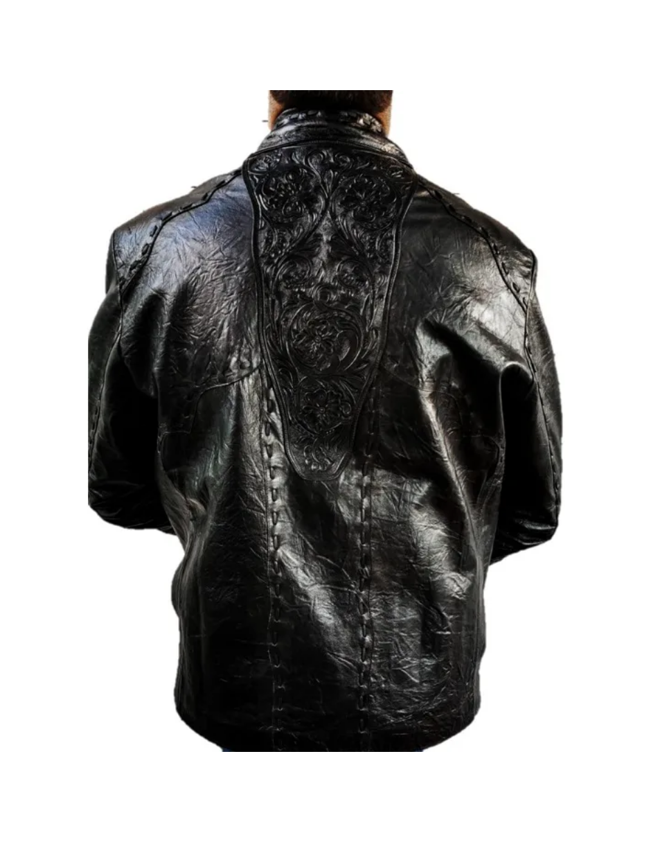 Chamarra de Piel Caballero Modelo 020 Cincelado