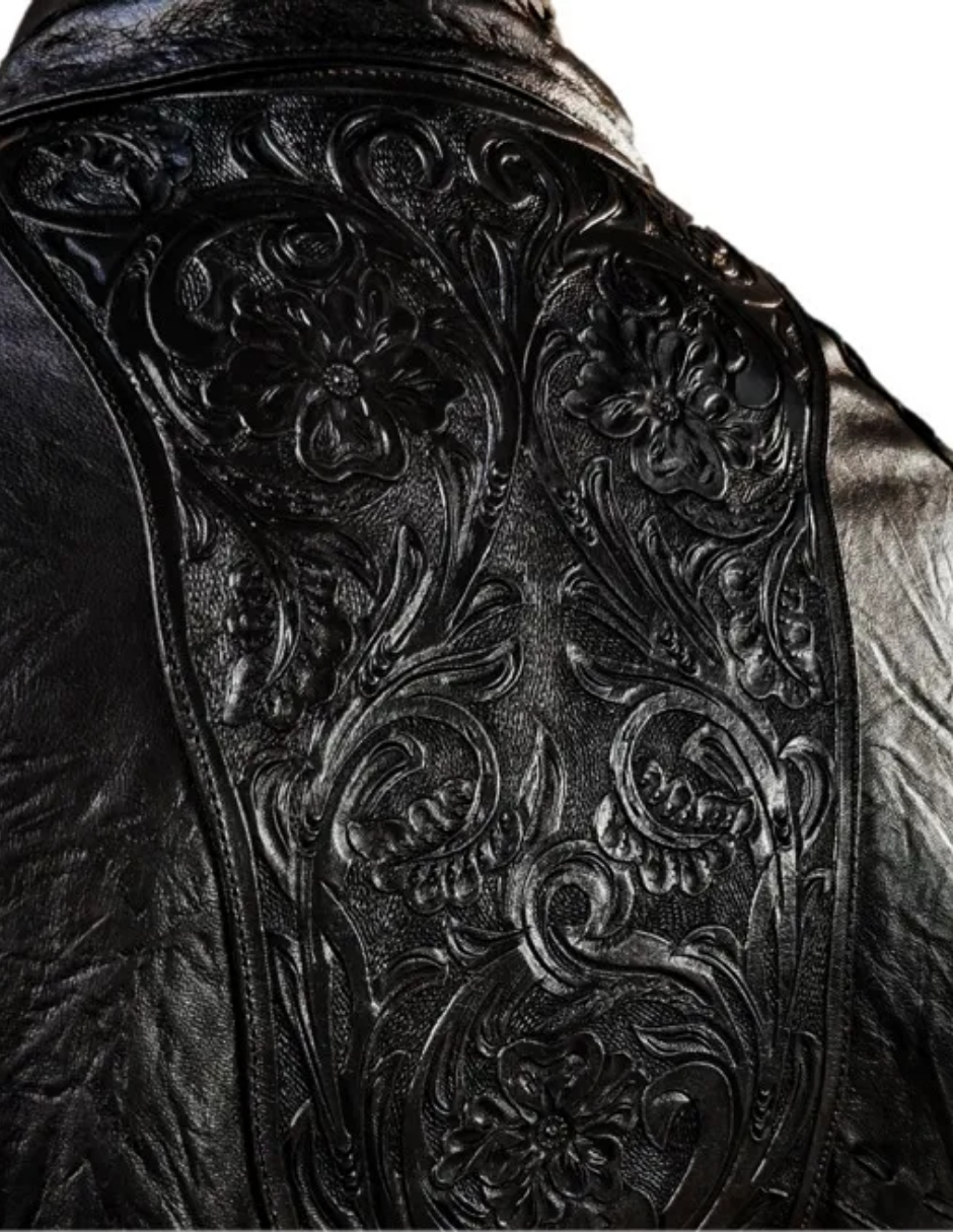 Chamarra de Piel Caballero Modelo 020 Cincelado