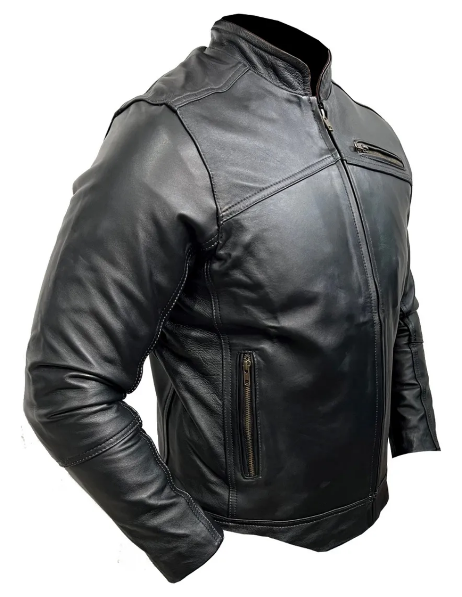 Chamarra de Piel Caballero Modelo 027