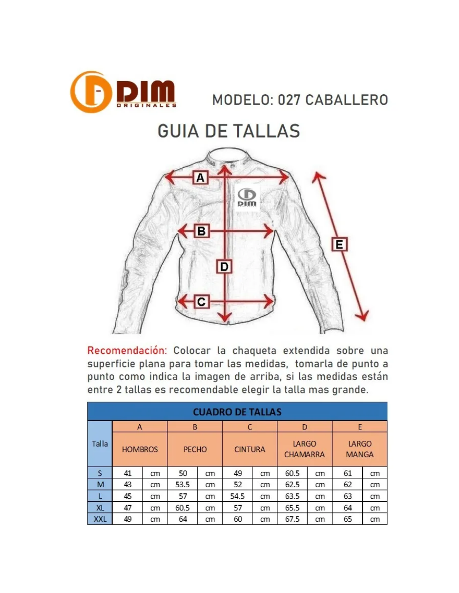 Chamarra de Piel Caballero Modelo 027