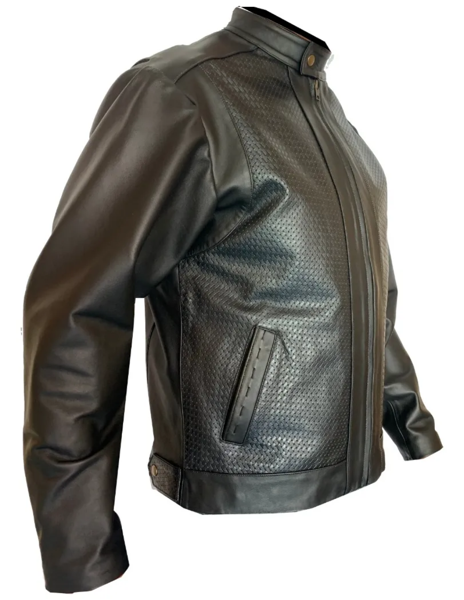 Chamarra de Piel Caballero Modelo 101 Petatillo