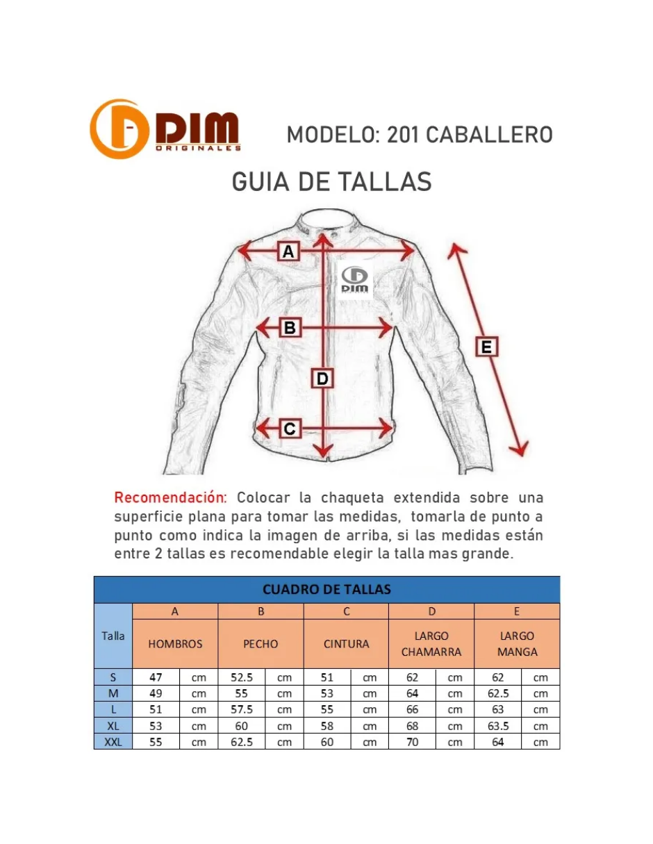 Chamarra de Piel Caballero Modelo 201