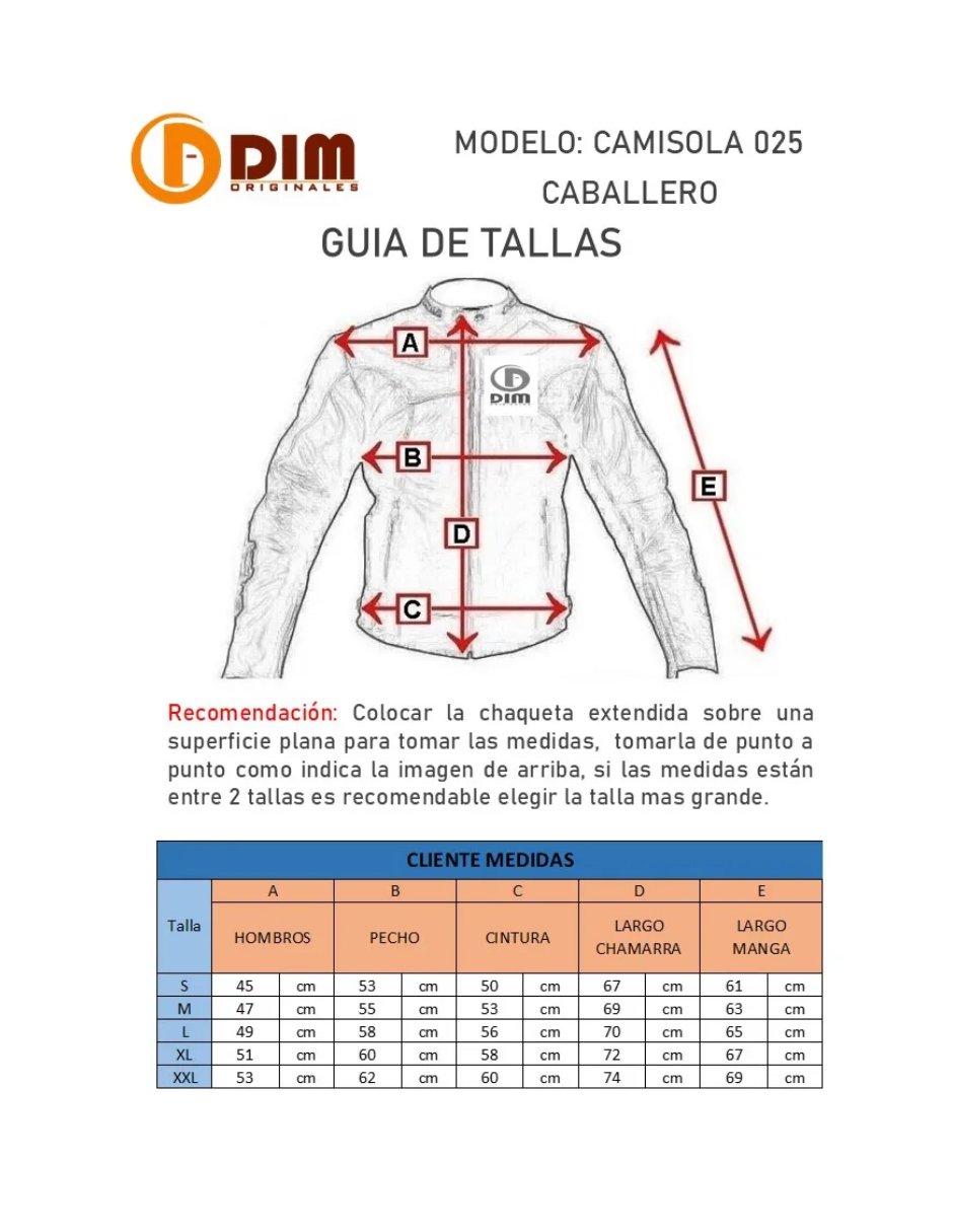 Chamarra de Piel Caballero Modelo Camisola Ambar
