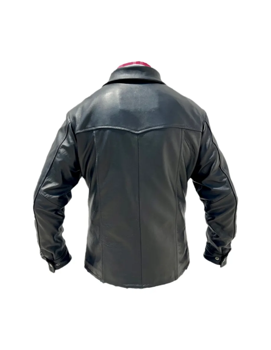 Chamarra de Piel Caballero Modelo Camisola 025