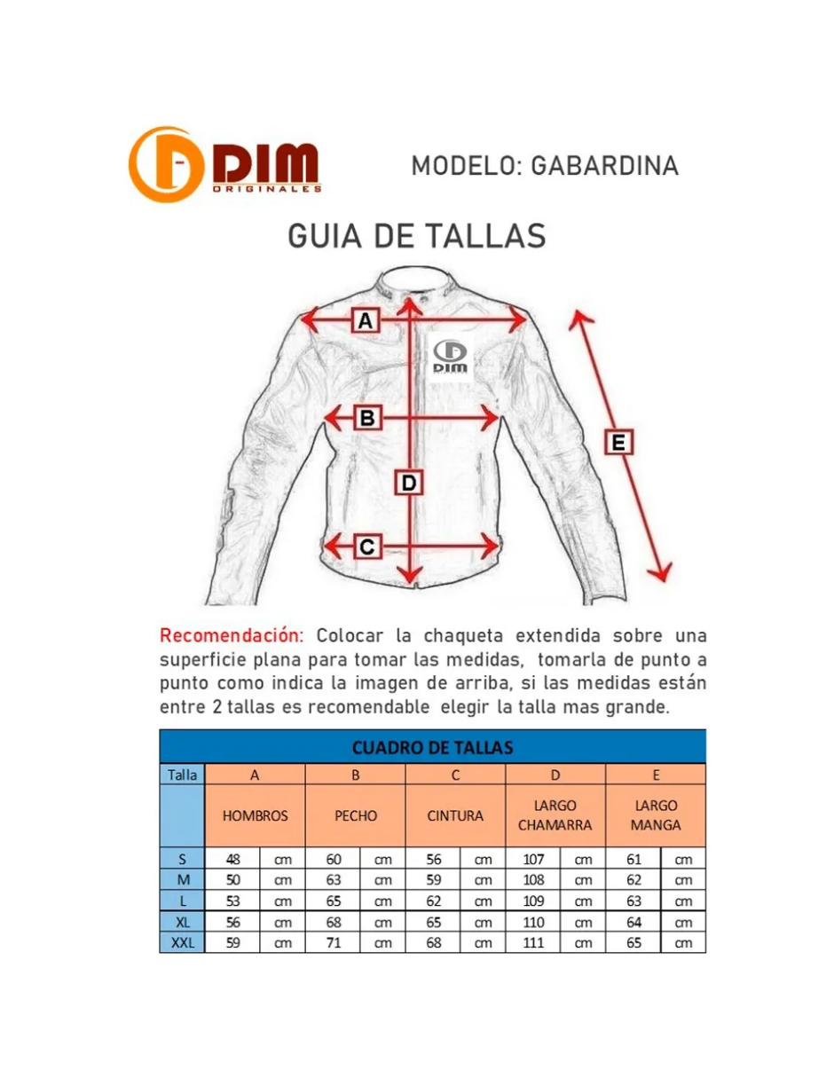 Chamarra de Piel Caballero Modelo Gabardina