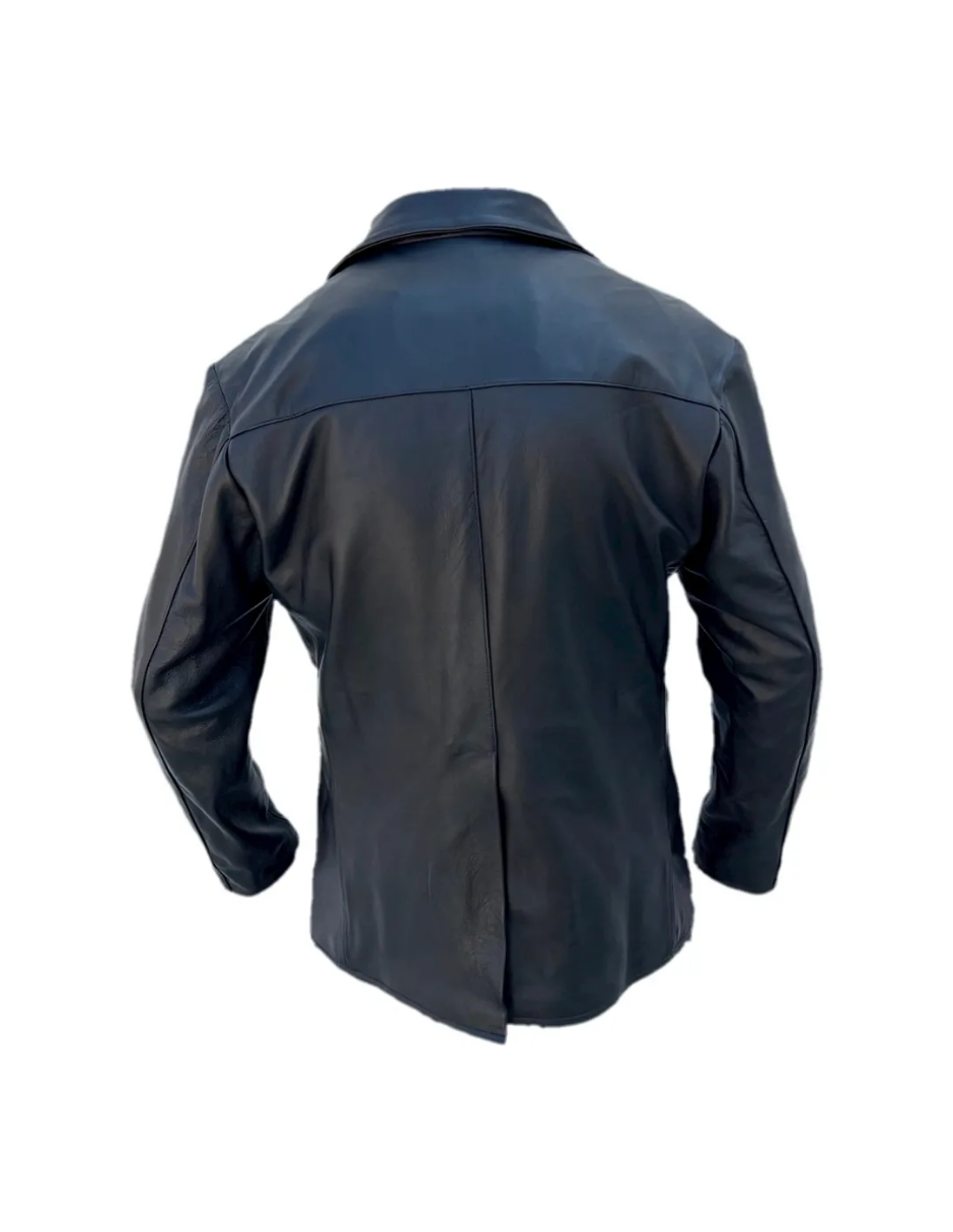 Chamarra de Piel Caballero Modelo Saco Sport