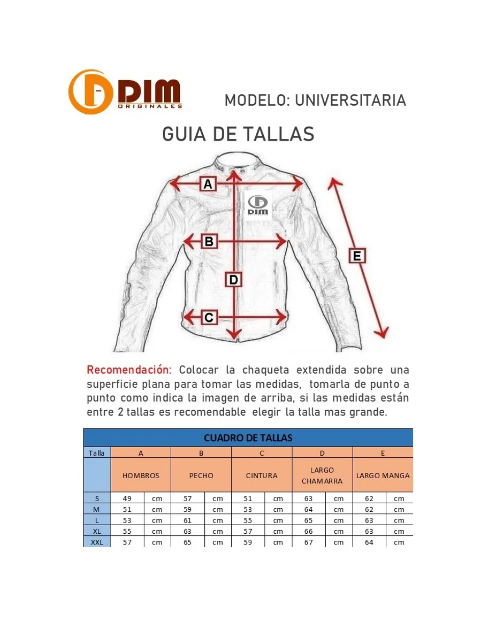 Chamarra de Piel Caballero Modelo Universitaria