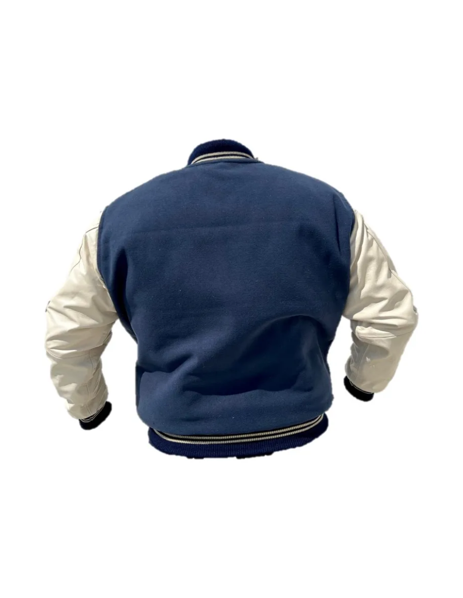 Chamarra de Piel Caballero Modelo Universitaria