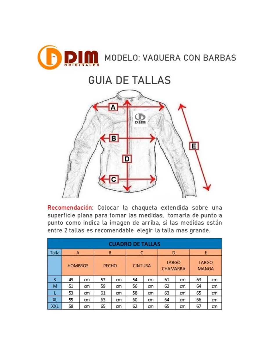 Chamarra de Piel Caballero Modelo Vaquera con Barbas