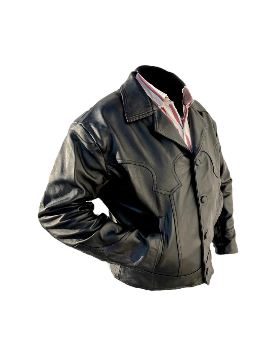Chamarra de Piel Caballero Modelo Vaquera