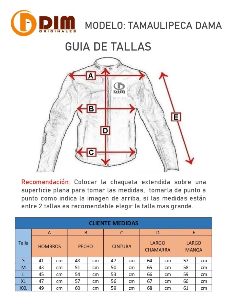Chamarra de Piel Dama Modelo Tamaulipeca