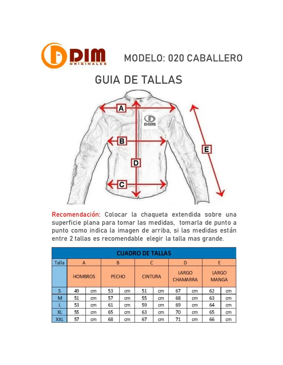 Chamarra de Piel Caballero Modelo 020