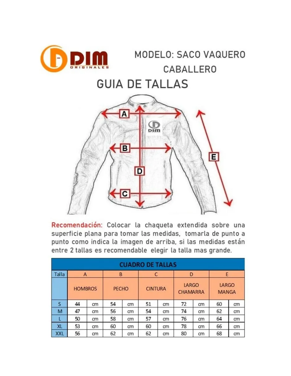 Chamarra de Piel Caballero Saco Vaquero Tejido