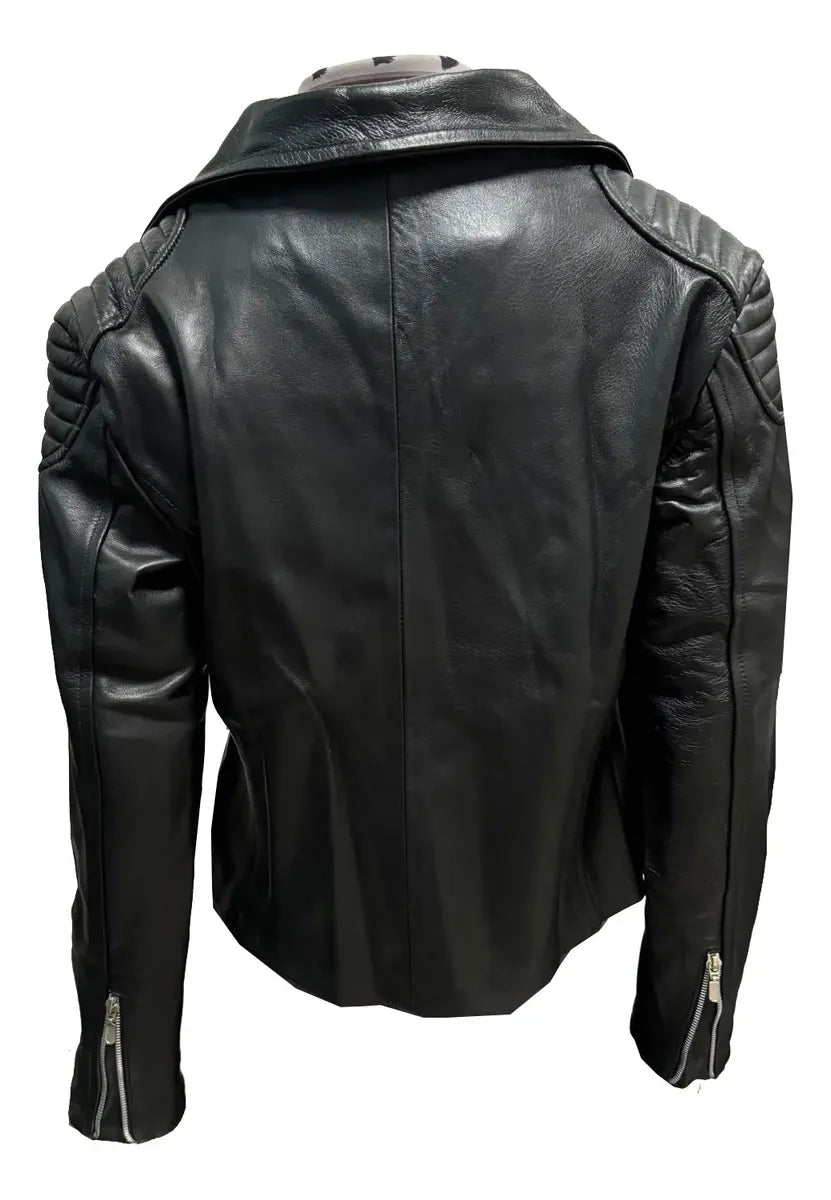Chamarra de Piel Dama Modelo Rockerita