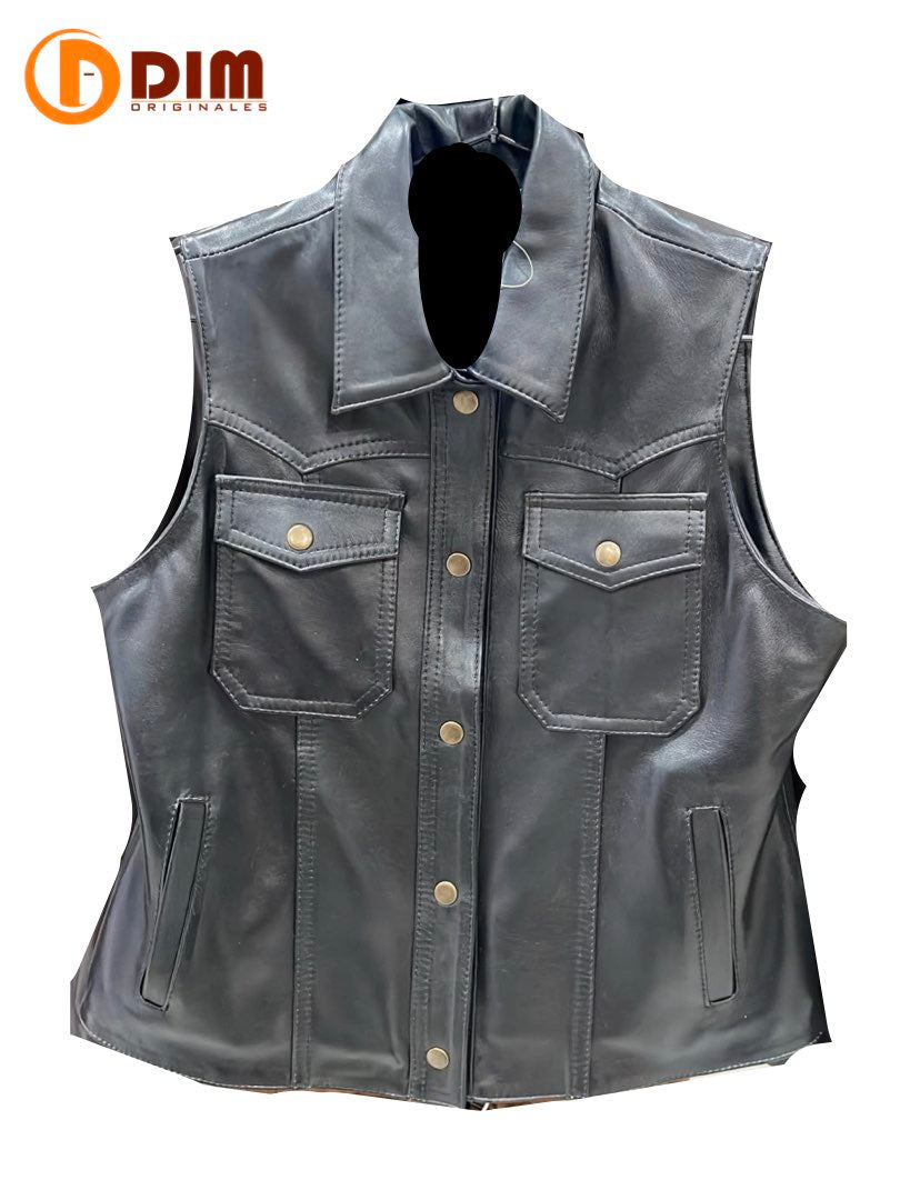 Chaleco de Piel Dama Modelo 214