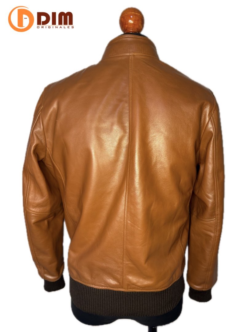 Chamarra de Piel Caballero Modelo Ferragamo