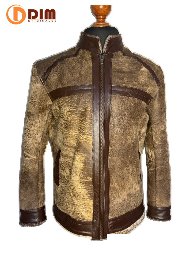 Chamarra de Piel Caballero Modelo 216 Borrega