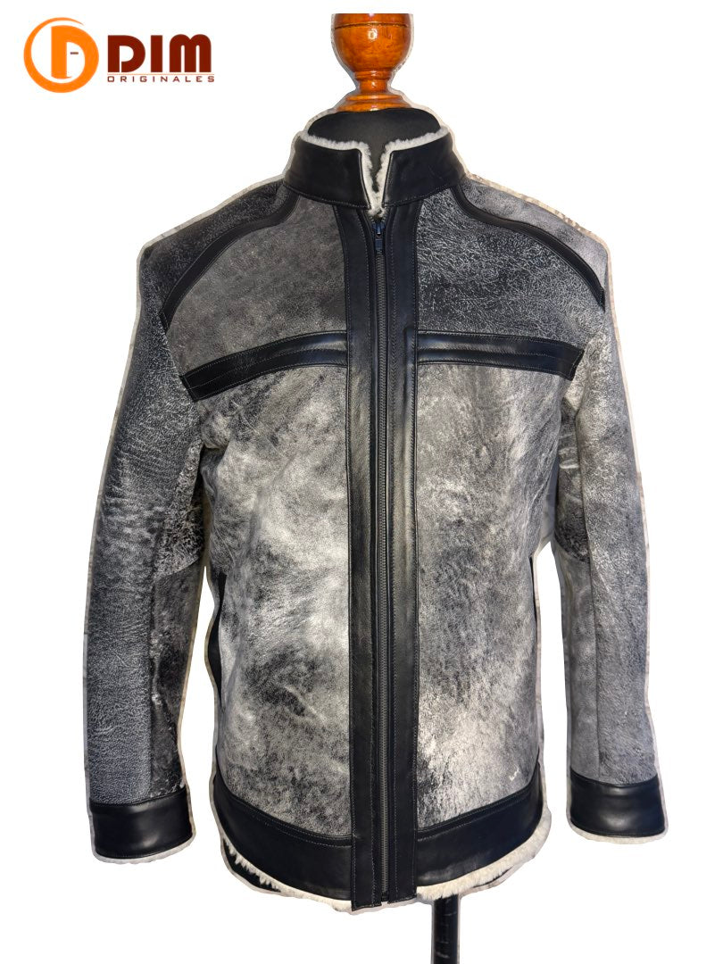 Chamarra de Piel Caballero Modelo 216 Borrega