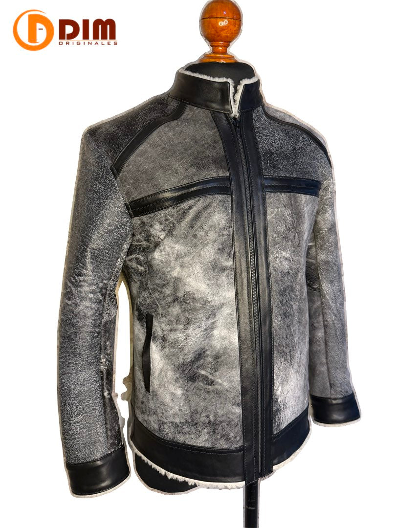 Chamarra de Piel Caballero Modelo 216 Borrega