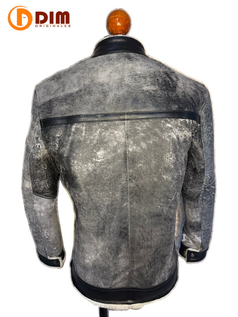 Chamarra de Piel Caballero Modelo 216 Borrega