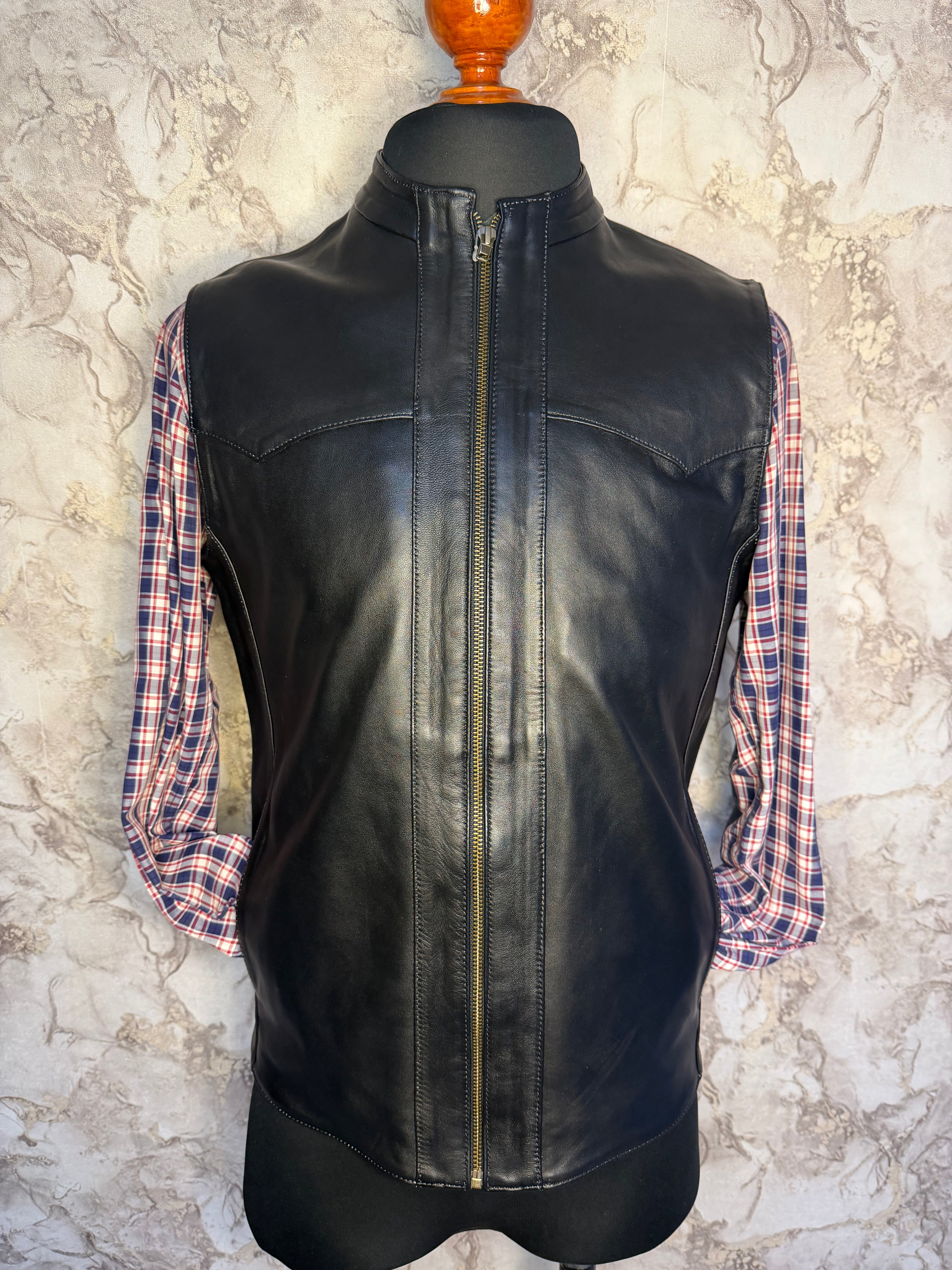 Chaleco de Piel Caballero Modelo 217