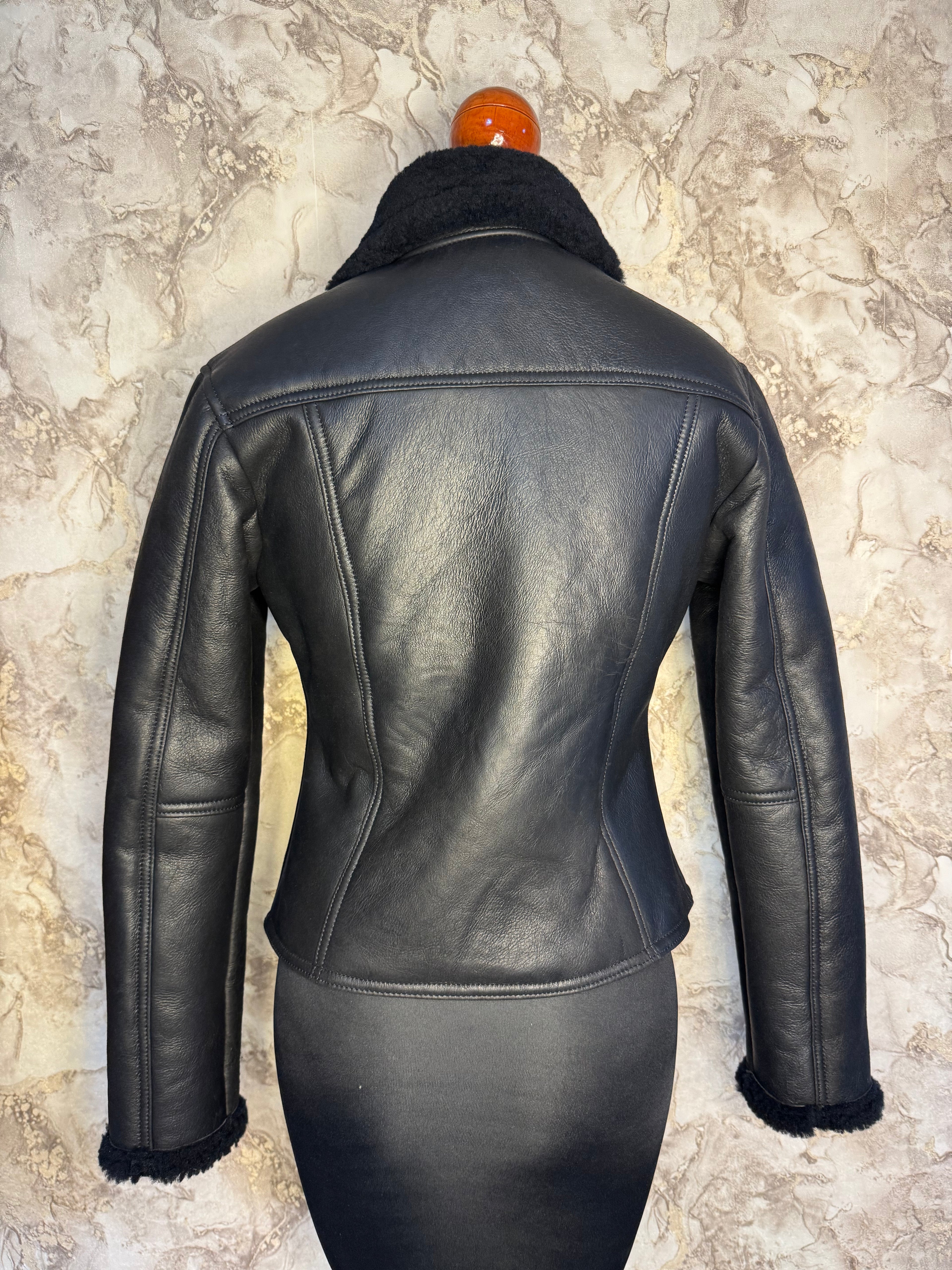 Chamarra de Piel Dama Modelo 212 Borrega