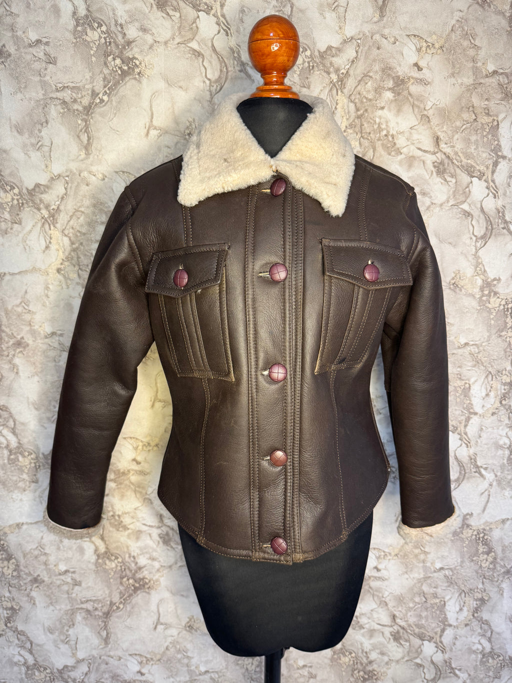 Chamarra de Piel Dama Modelo 212 Borrega