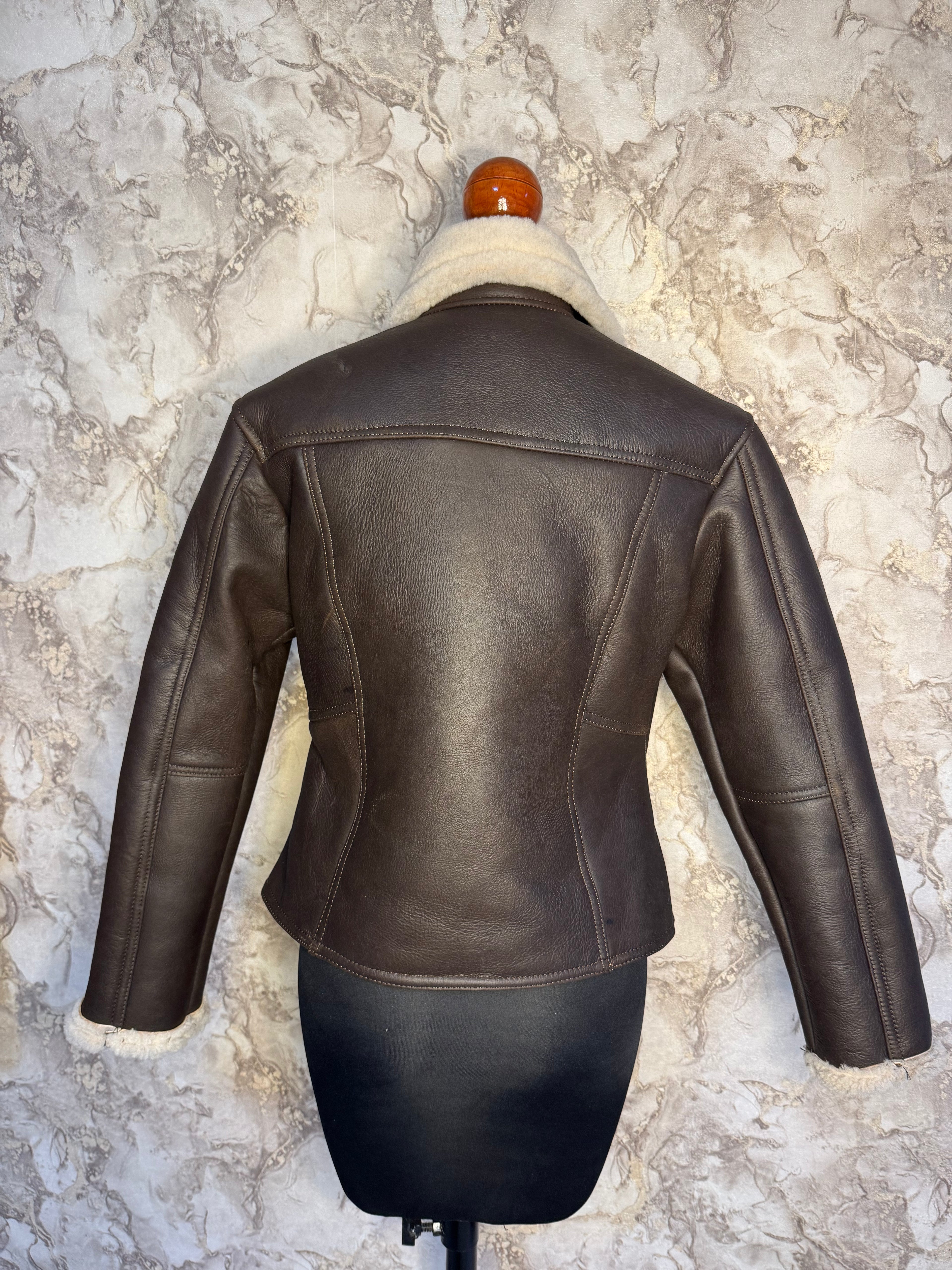 Chamarra de Piel Dama Modelo 212 Borrega