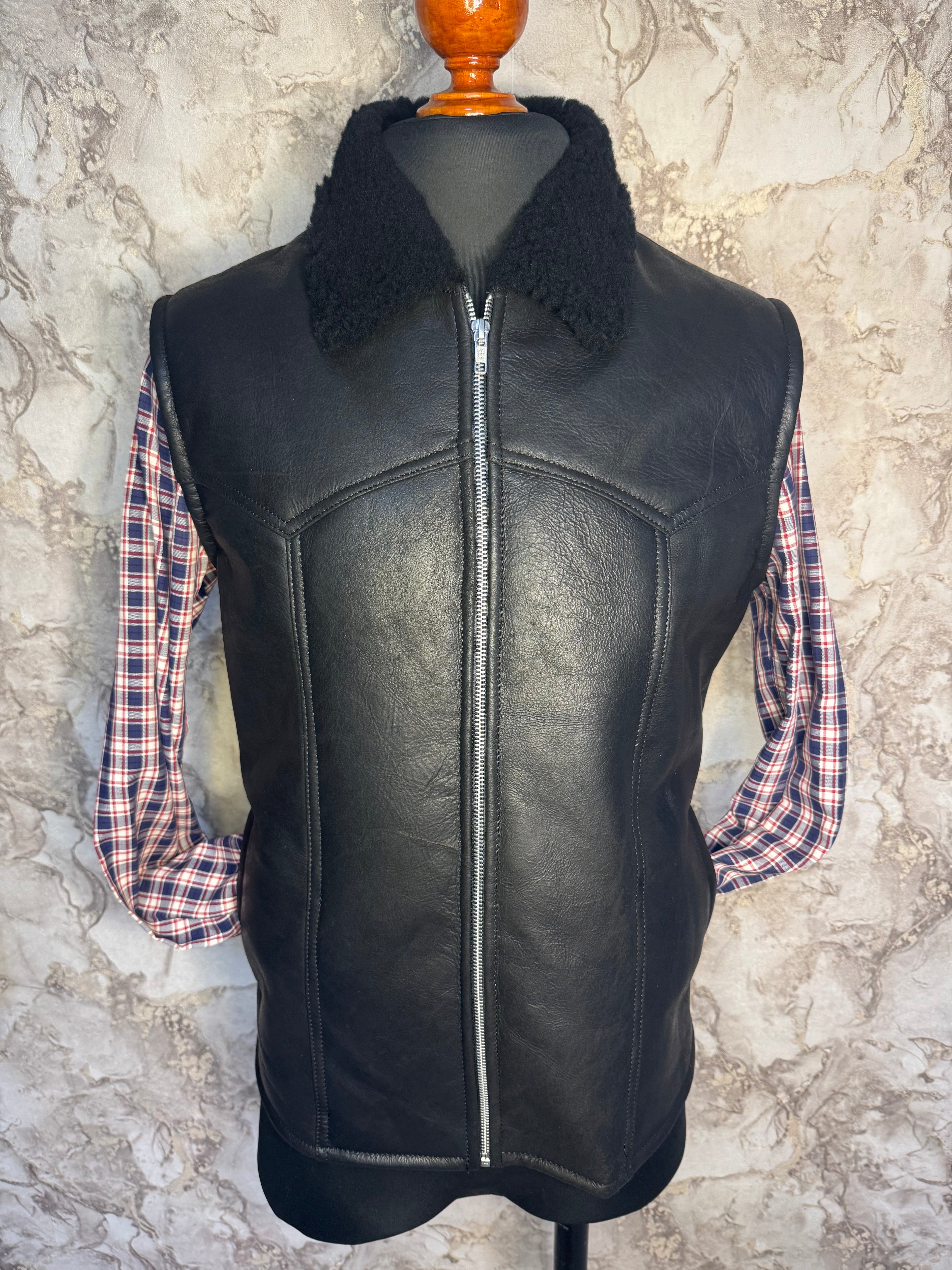 Chaleco de Piel Caballero Modelo 211 Borrega