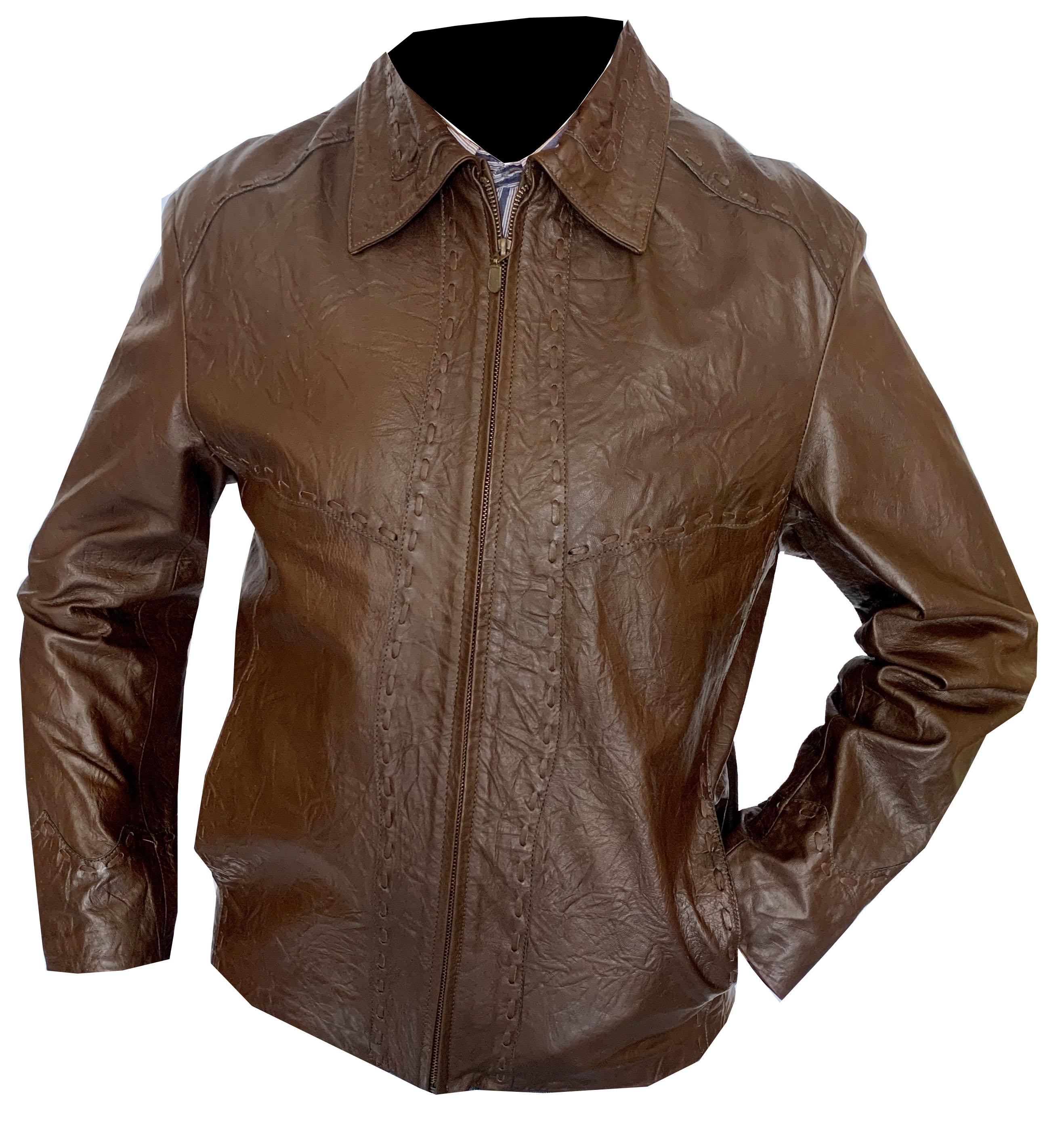 Chamarra de Piel Caballero Modelo 020